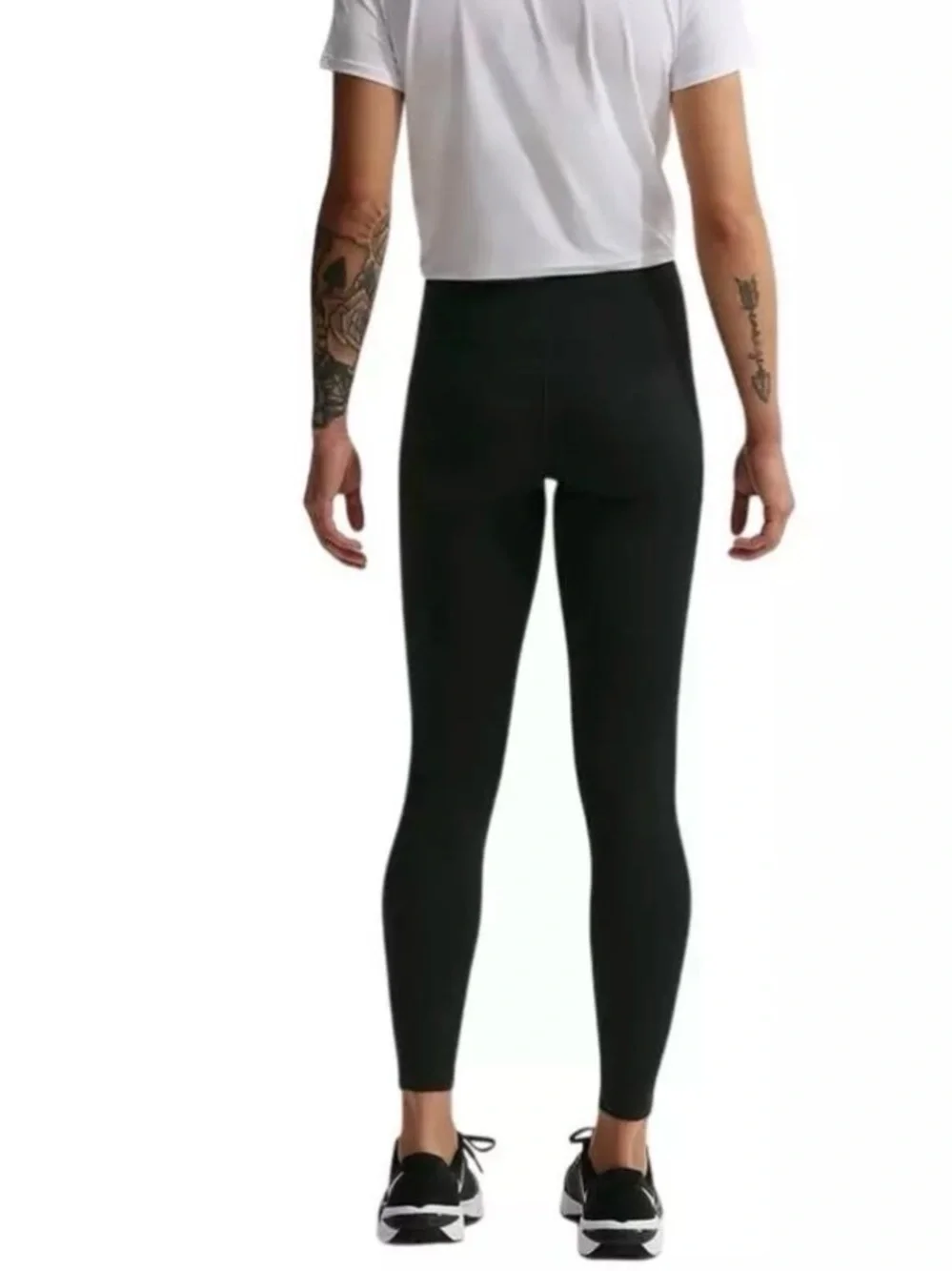 NIKE ONE Women TIGHT FIT HIGH RISE Yoga Leggings-Black XS NWOT